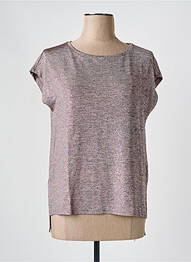 T-shirt coupe droite manches courtes rose BETTY BARCLAY femme