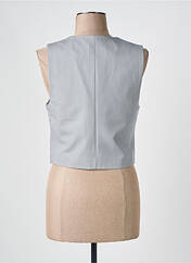 Gilet sans manche gris KAFFE pour femme seconde vue