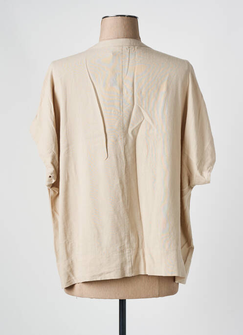 Blouse beige KAFFE pour femme
