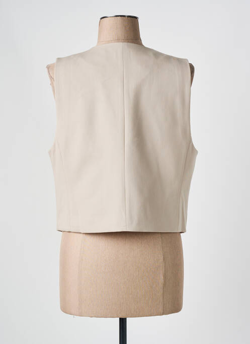 Gilet sans manche beige KAFFE pour femme
