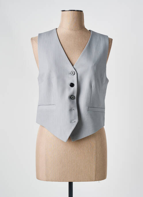 Gilet sans manche gris KAFFE pour femme