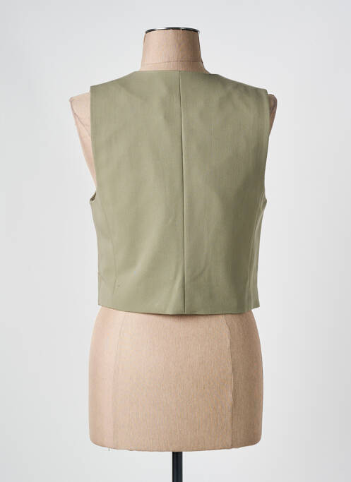 Gilet sans manche vert KAFFE pour femme