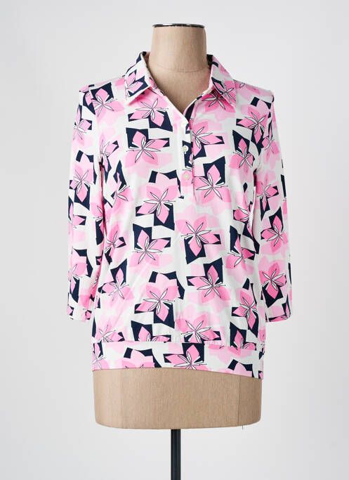 Polo rose FRANK WALDER pour femme