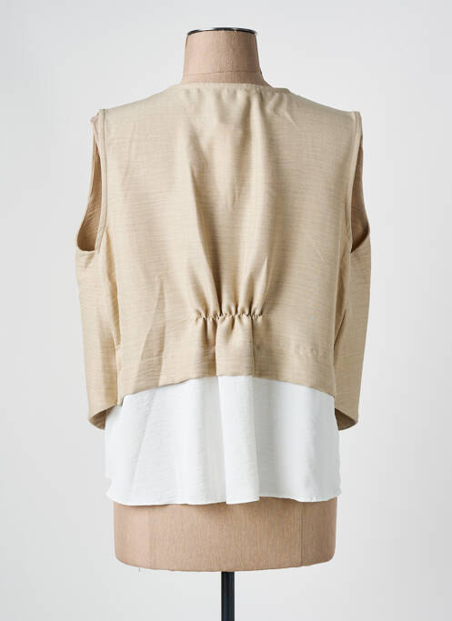 Top beige BRIEFLY pour femme