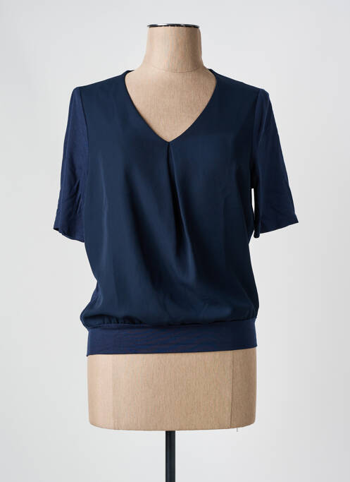 Top bleu FRANK WALDER pour femme