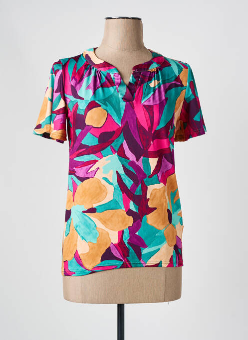 T-shirt violet JULIE GUERLANDE pour femme