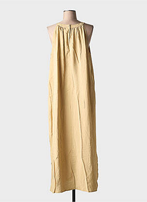Robe longue sans manche sans manche beige KAFFE femme