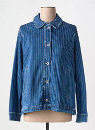 Veste casual poches bleu JENSEN femme