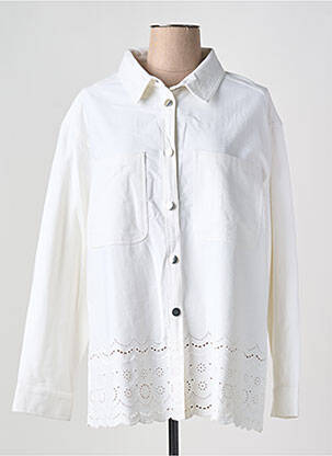 Veste casual coupe droite beige CISO femme