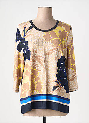 T-shirt manches 3/4 manches 3/4 beige BETTY BARCLAY femme