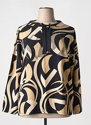 Sweat-shirt stretch manches longues noir BETTY BARCLAY femme