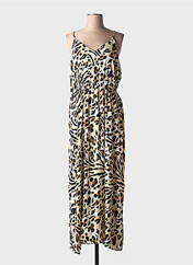 Robe longue beige ICHI pour femme seconde vue