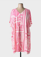 Robe mi-longue rose CISO pour femme seconde vue