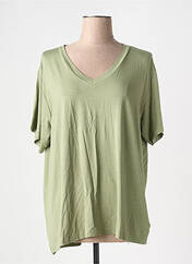 T-shirt vert KAFFE pour femme seconde vue