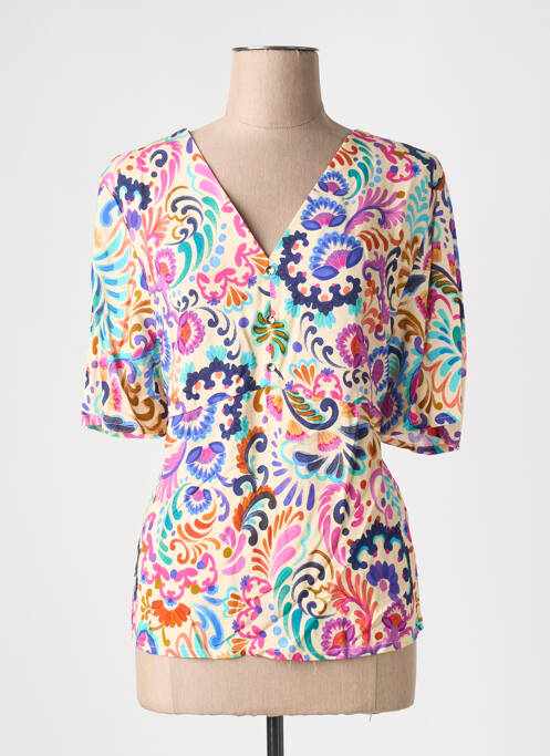 Blouse beige JULIE GUERLANDE pour femme