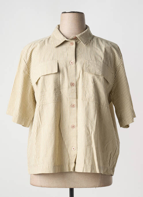 Chemisier beige KAFFE pour femme