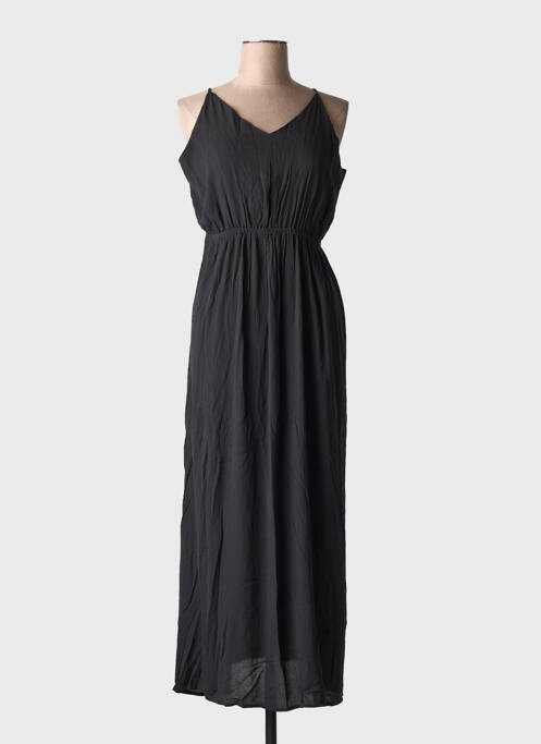Robe longue noir ICHI pour femme