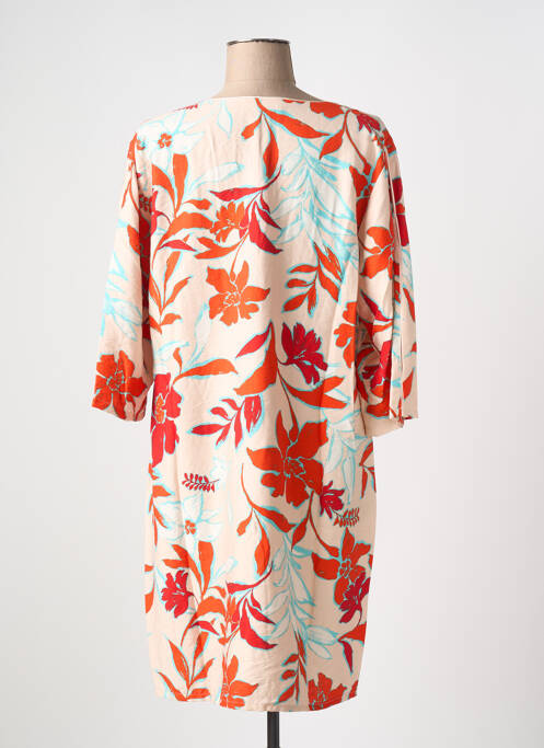 Robe mi-longue rouge HALOGENE pour femme