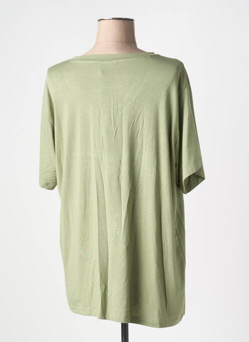 T-shirt vert KAFFE pour femme