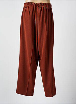 Pantalon droit stretch taille normale marron JEAN MARC PHILIPPE femme