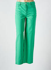 Jeans coupe droite vert C'EST BEAU LA VIE pour femme seconde vue