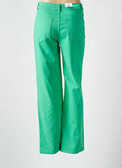 Jeans coupe droite vert C'EST BEAU LA VIE pour femme seconde vue