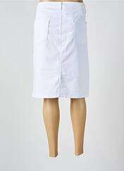 Jupe mi-longue blanc VOGGO pour femme seconde vue