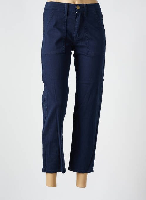 Jeans coupe droite bleu C'EST BEAU LA VIE pour femme