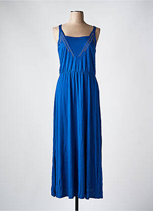 Robe longue sans manche sans manche bleu LOLA ESPELETA femme