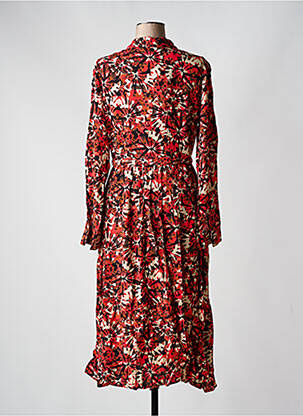 Robe longue manches longues manches longues rouge LOLA ESPELETA femme