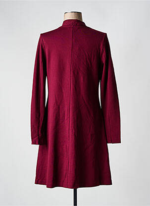 Robe mi-longue manches longues manches longues violet SURKANA femme