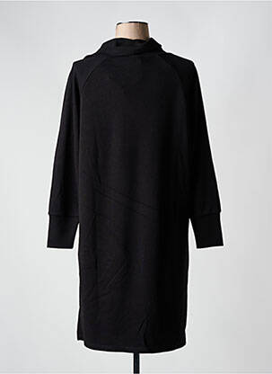 Robe mi-longue manches longues manches longues noir BARBARA LEBEK femme
