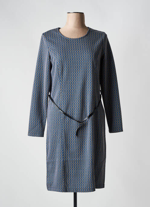 Robe mi-longue bleu DIANE LAURY pour femme