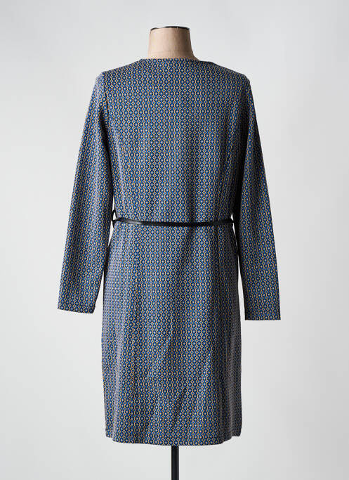 Robe mi-longue bleu DIANE LAURY pour femme