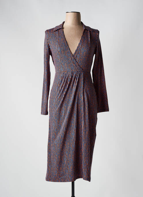 Robe mi-longue bleu SURKANA pour femme