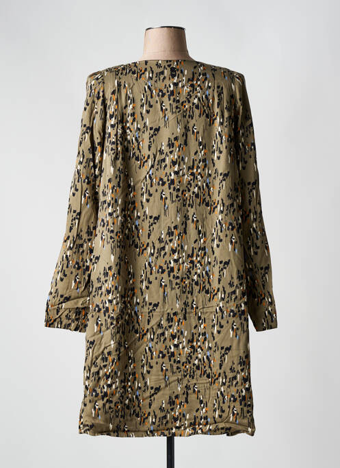 Robe mi-longue vert LOLA ESPELETA pour femme