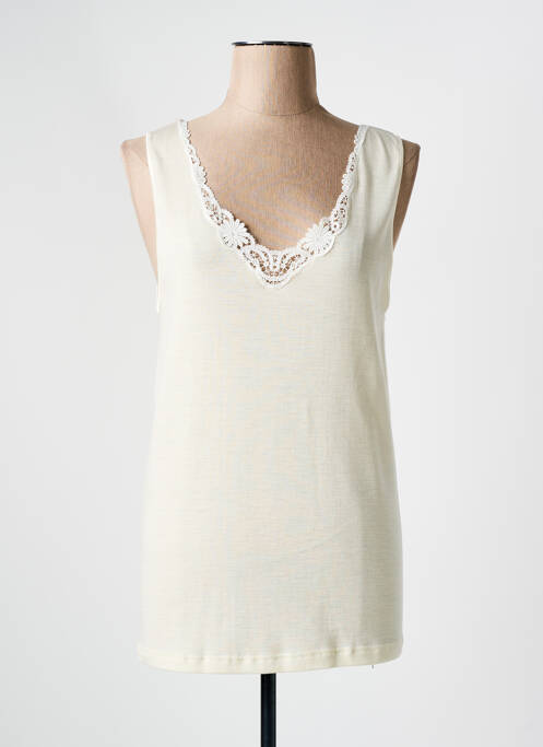 Top beige MORETTA pour femme