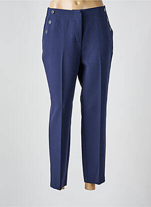 Pantalon slim poches bleu JULIE GUERLANDE femme