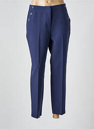 Pantalon slim poches bleu JULIE GUERLANDE femme
