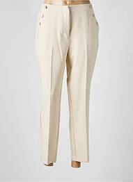 Pantalon slim poches beige JULIE GUERLANDE femme