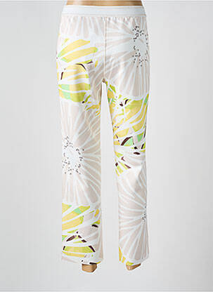 Pantalon slim taille élastique jaune TUZZI femme