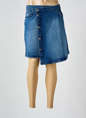 Jupe mi-longue bleu ICHI pour femme seconde vue