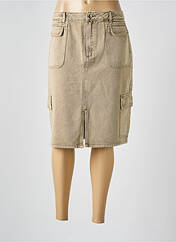 Jupe mi-longue gris KAFFE pour femme seconde vue