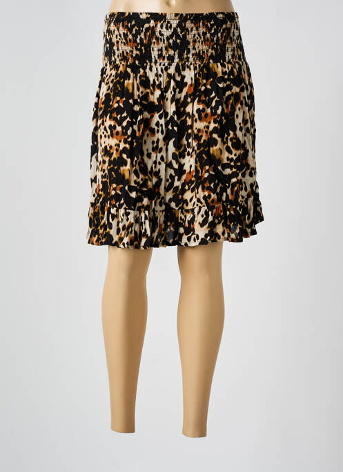 Jupe courte noir KAFFE pour femme