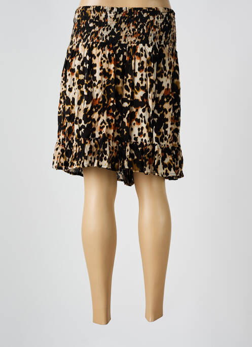 Jupe courte noir KAFFE pour femme