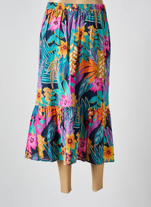 Jupe longue bleu JULIE GUERLANDE pour femme