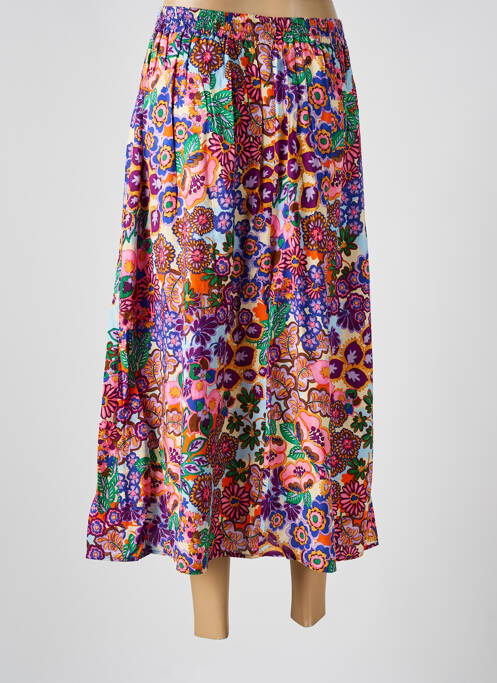 Jupe longue violet JULIE GUERLANDE pour femme