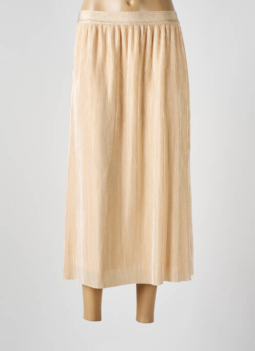Jupe mi-longue or JULIE GUERLANDE pour femme