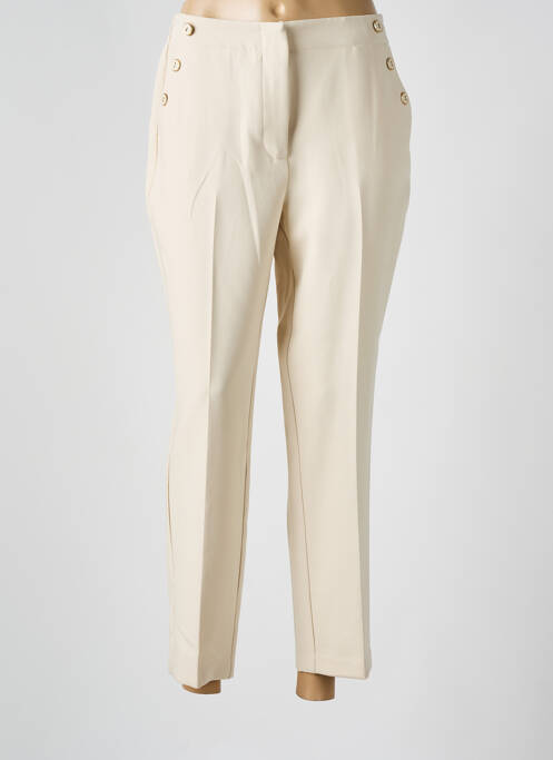 Pantalon slim beige JULIE GUERLANDE femme
