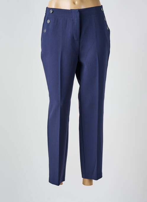 Pantalon slim bleu JULIE GUERLANDE pour femme